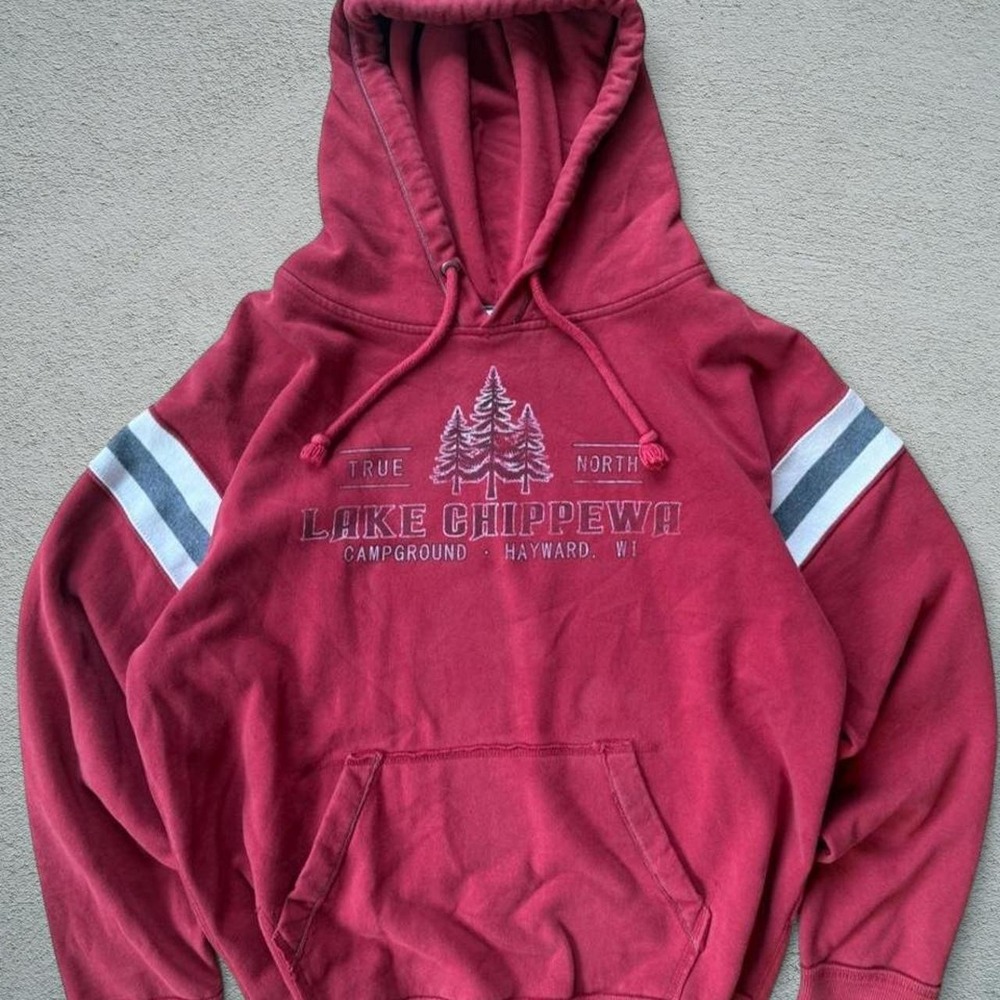 Vintage J. America Red Hoodie Size L